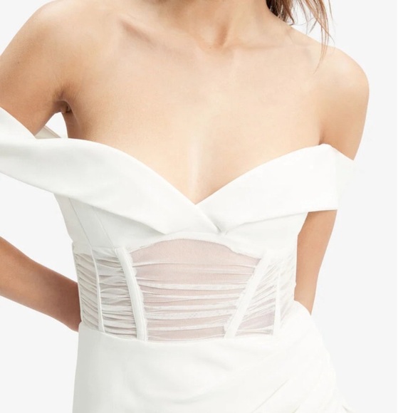 NWOT Novacane Midi Dress In Orchid White - Picture 3 of 4